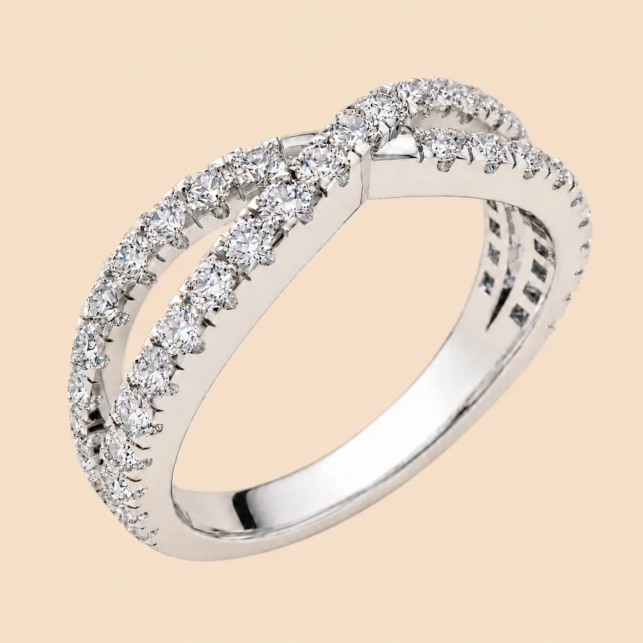 Vintage style engagement ring
