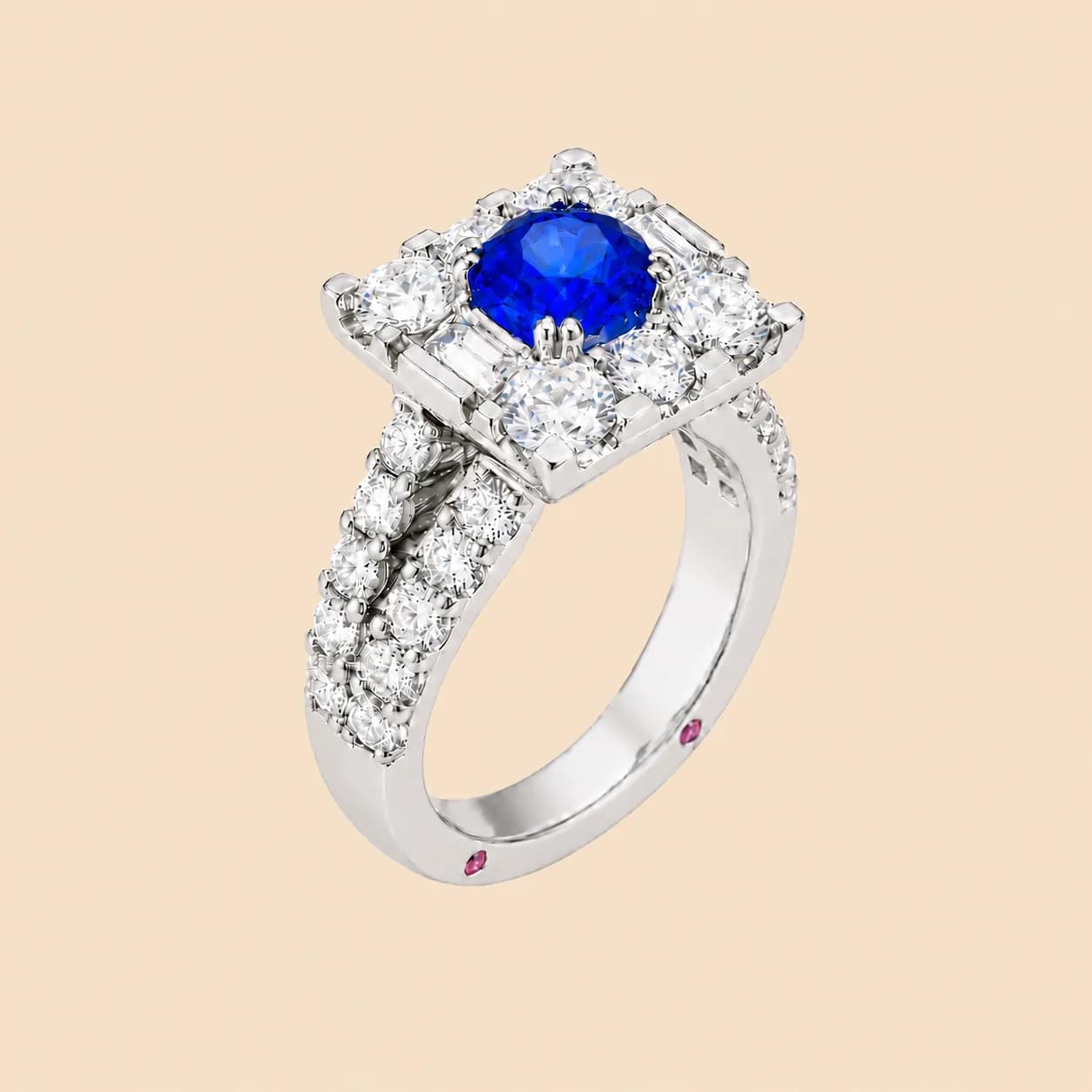 Anillo Zafiro Imperial.