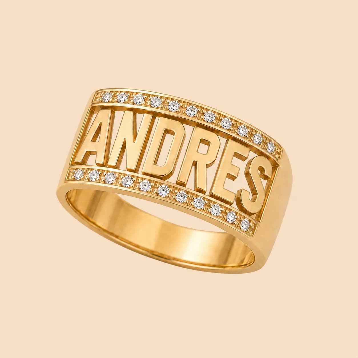 Personalized Name Ring