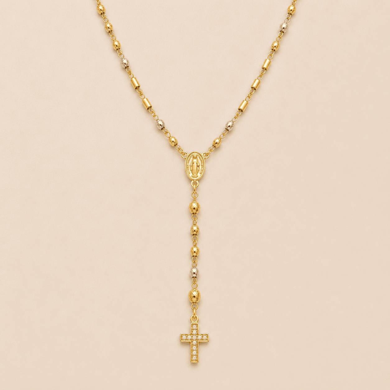 Three-gold rosary