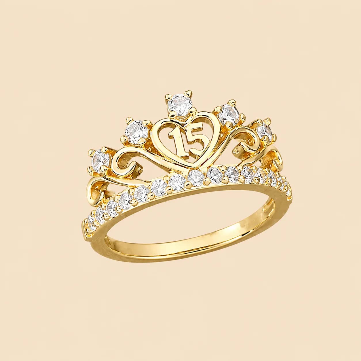 Anillo Corona Sueños de XV
