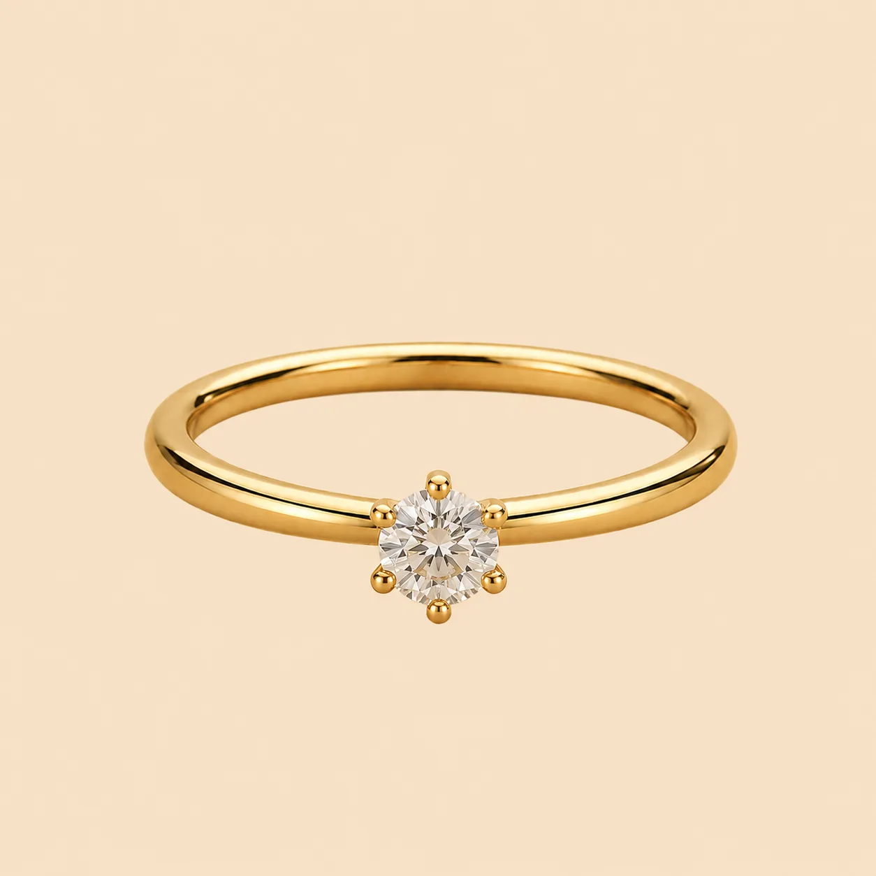 Anillo solitario
