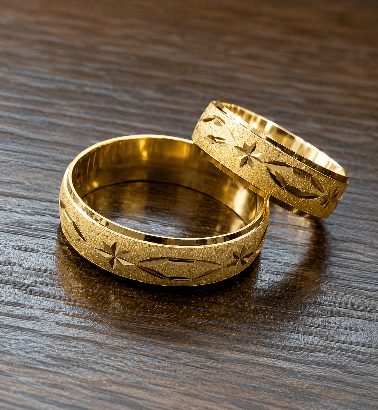 Argollas de matrimonio mate
