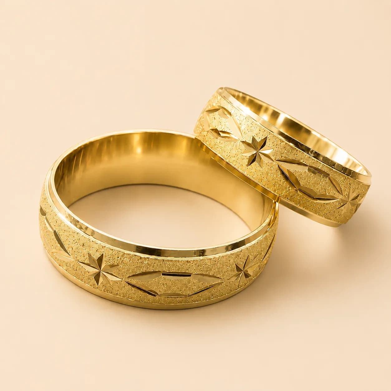 Argollas de matrimonio mate